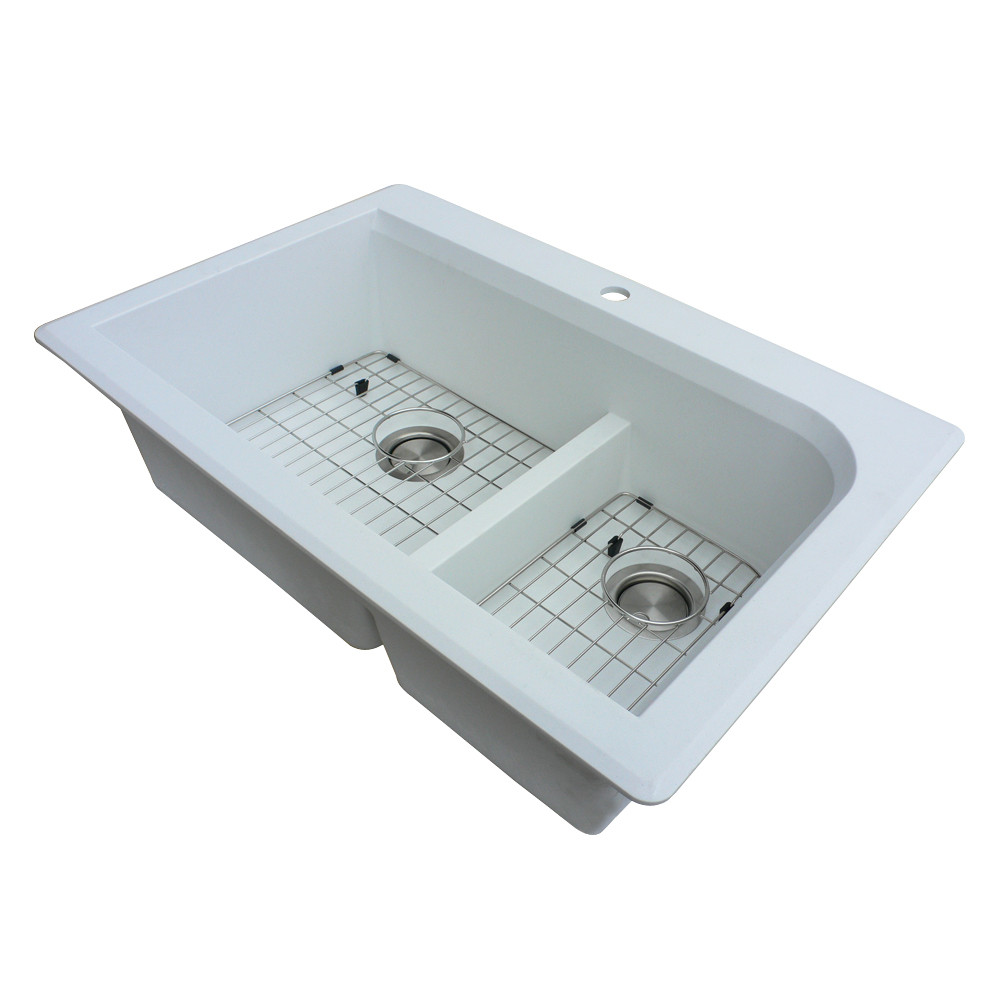 Bottom Stainless Steel Sink Grid Set for Radius RTDJ3322,RUDJ3118 silQ Granite Kitchen Sinks