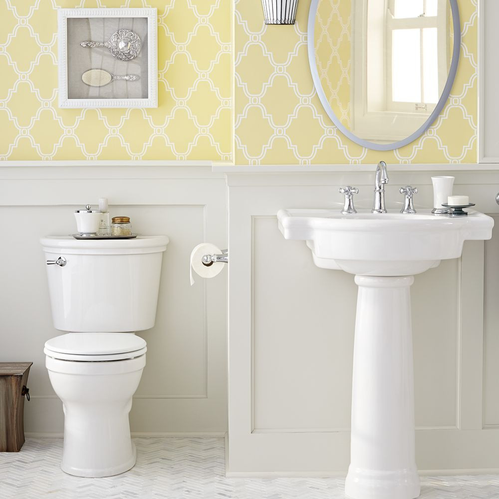 Retrospect Right Height Round Front 1.28 Gpf 2-Piece Toilet, in White