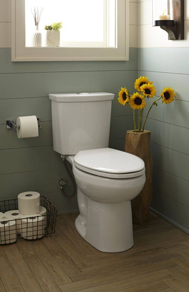 H2Option Dual Flush Elongated 0.92/1.28 Gpf 2-Piece Toilet, in Bone