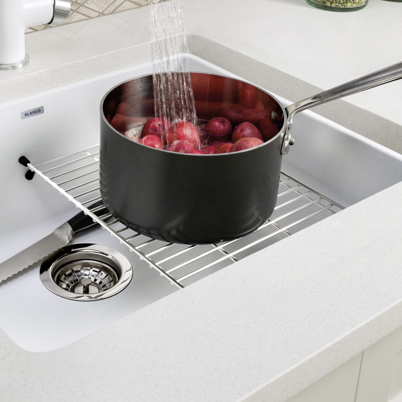 15.125-in x 9.875-in Stainless Steel Sink Grid