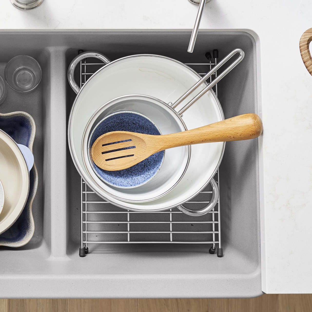 Stainless Steel Floating Sink Grid