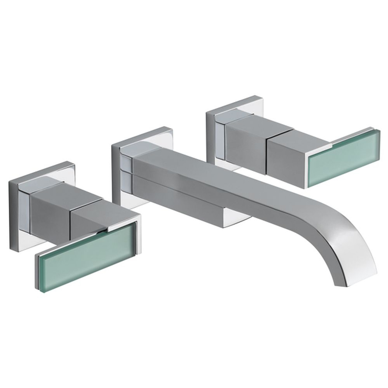 Brizo 65880LF-PCLHP-ECO Siderna Wall-Mount Vessel Lavatory Faucet Less Handles in Chrome Finish, 1.2gpm Flow Rate