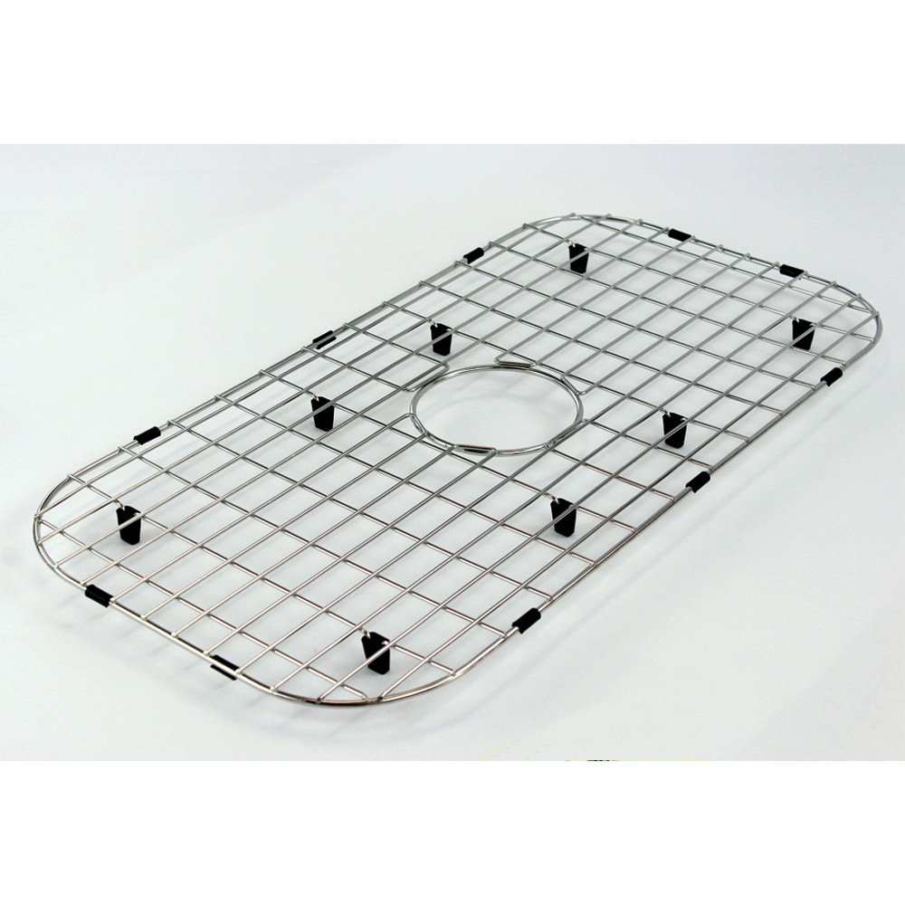 31.5-in x 18-in x 9-in 16 Gauge Super Single Bowl, Undermount Stainless Steel Kitchen Sink Kit with Grid, Strainer, Installation Kit