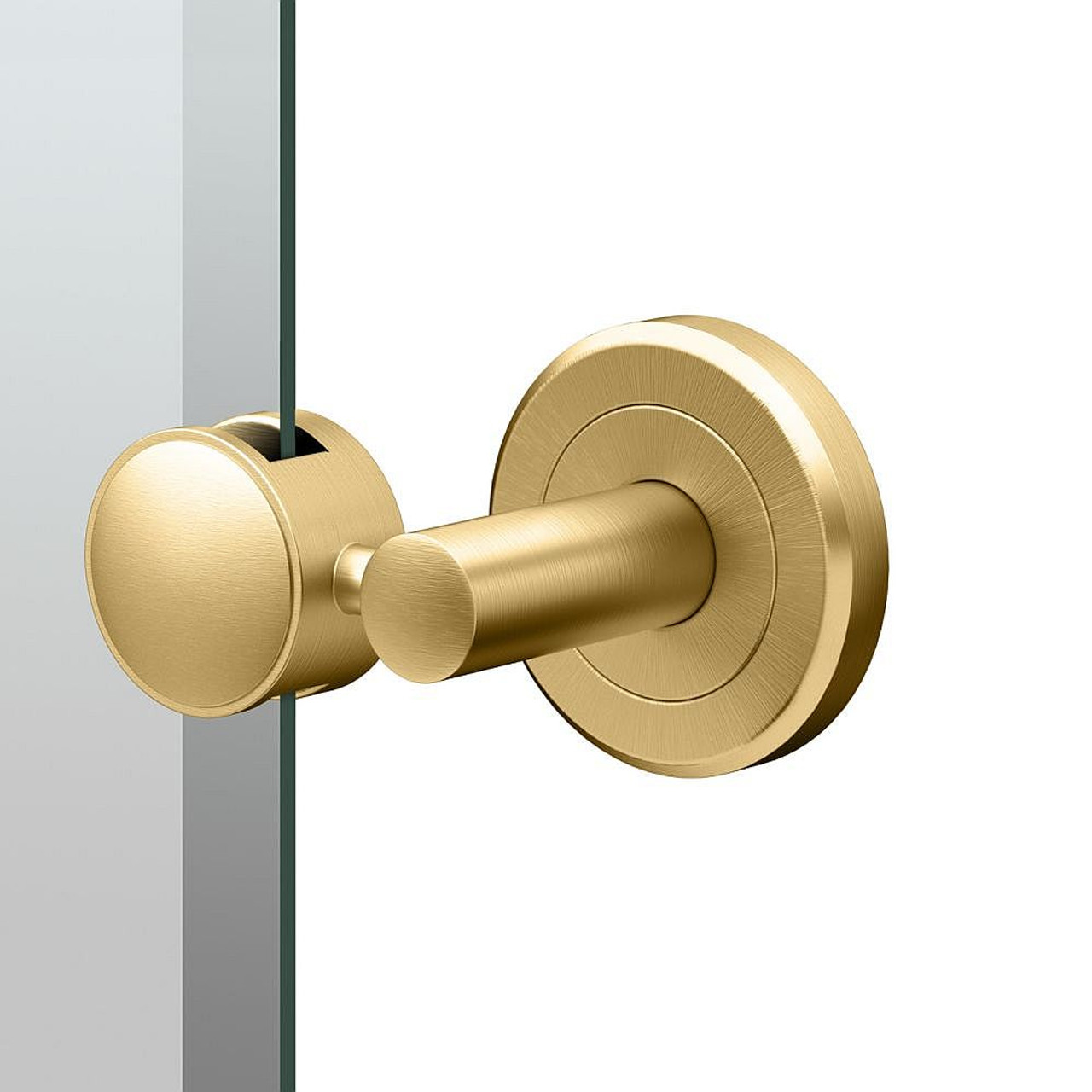5-Piece Bathroom Accessory Kit with Mirror, Brushed Brass 5-Piece Bathroom Accessory Kit with Mirror, Brushed Brass