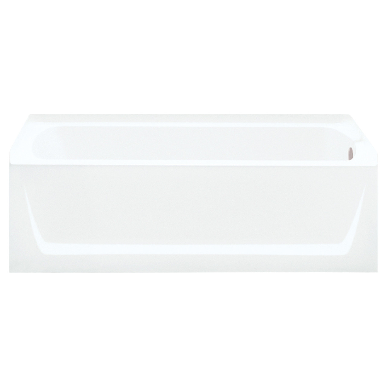 Sterling 7132R-5405SC-0 60-in x 32-in Bathtub, Walls and Door Kit, in White/Chrome with Clear Glass