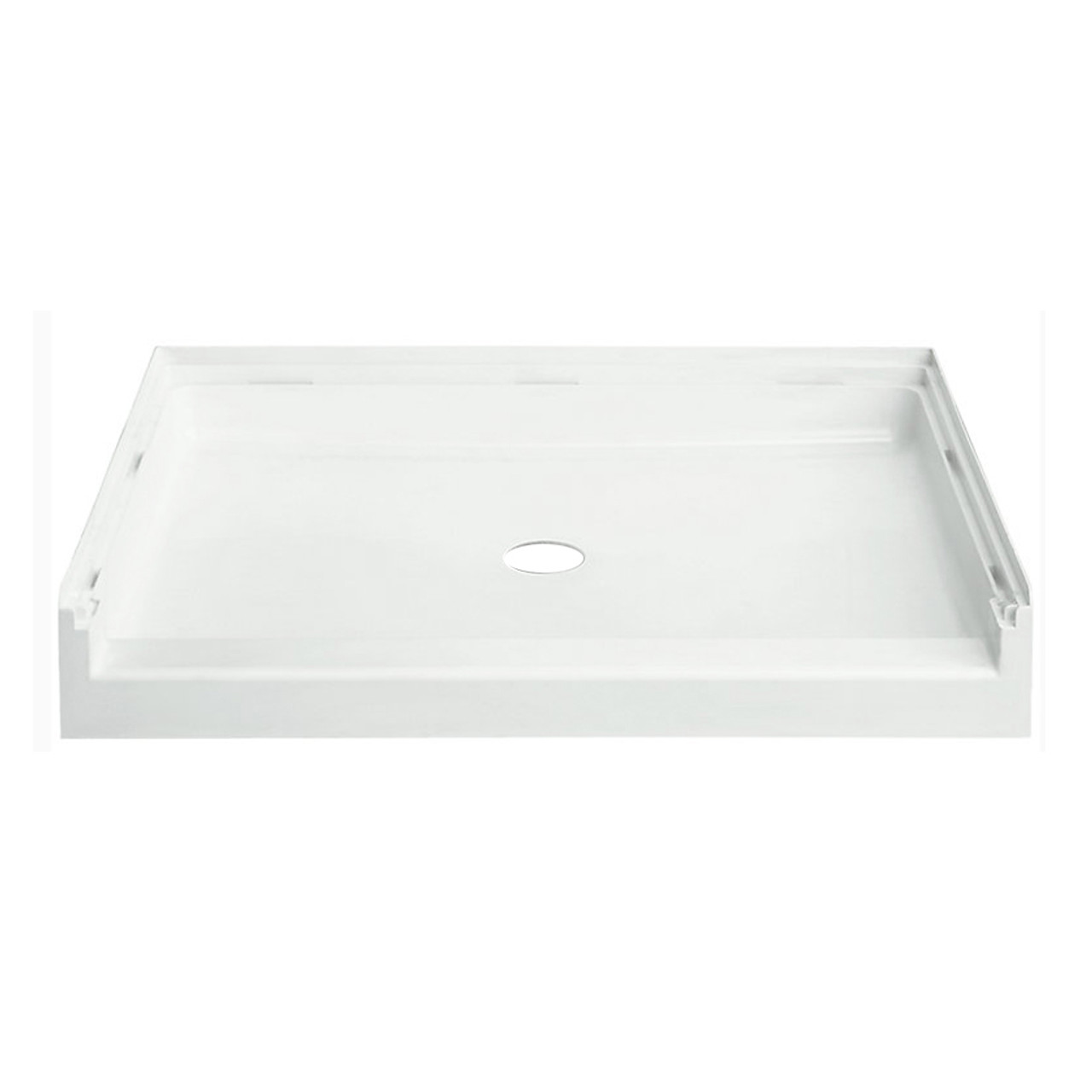 48-in x 36-in Shower Base, Walls and Door Kit, in White/Nickel with Clear Glass 48-in x 36-in Shower Base, Walls and Door Kit, in White/Nickel with Clear Glass