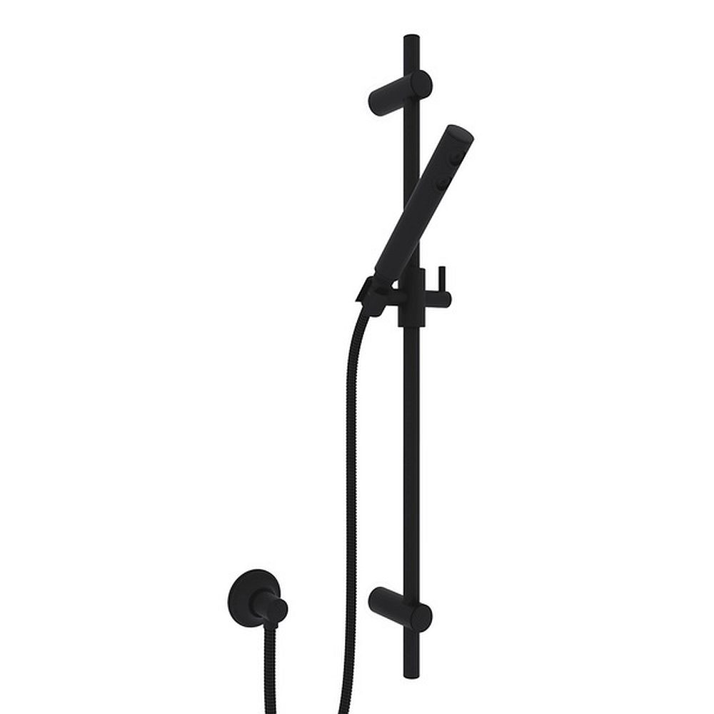 Modern Single-Function Handshower Set in Matte Black