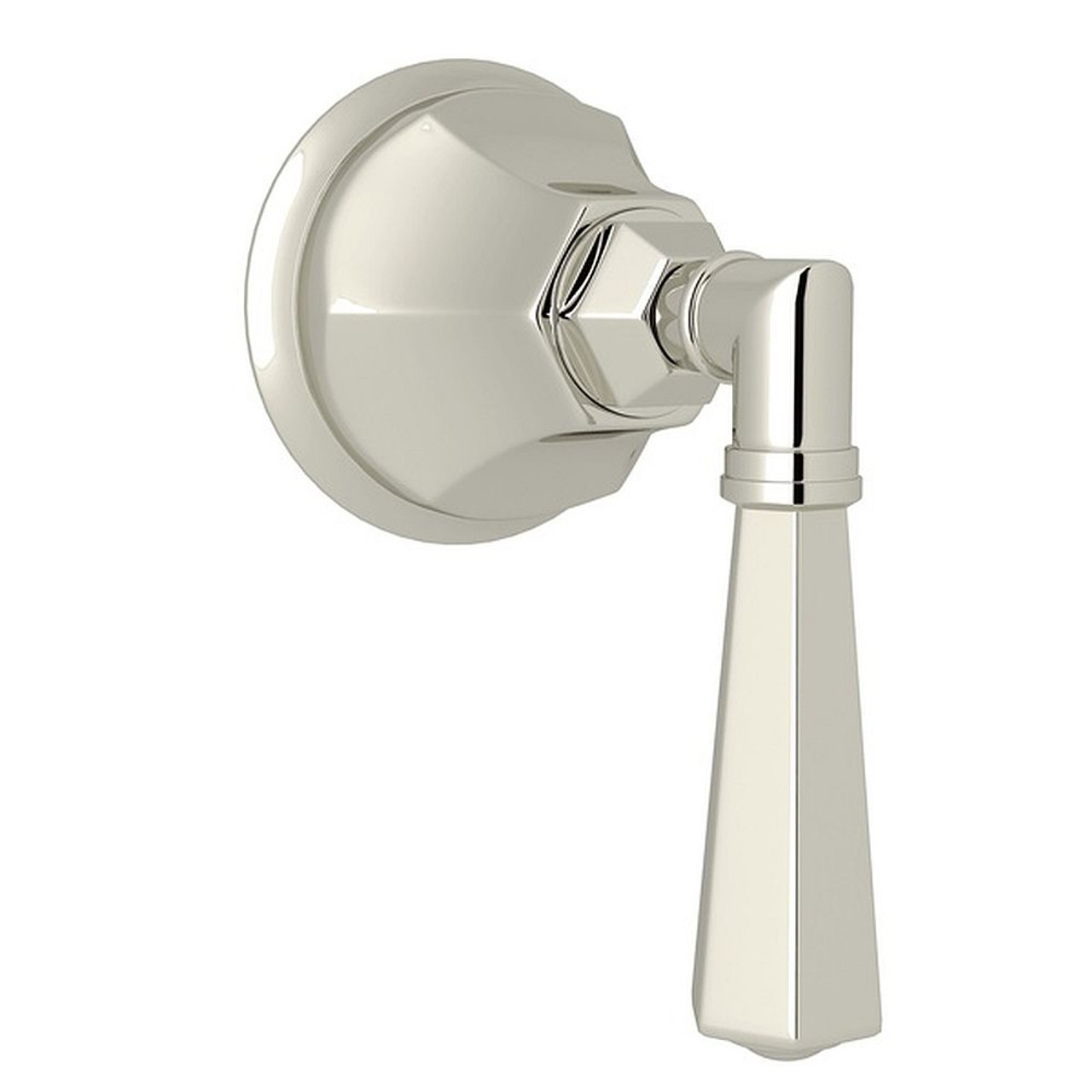 Rohl A4812LMPNTO Trim for Volume Controls and Diverters with Metal Lever in Polished Nickel