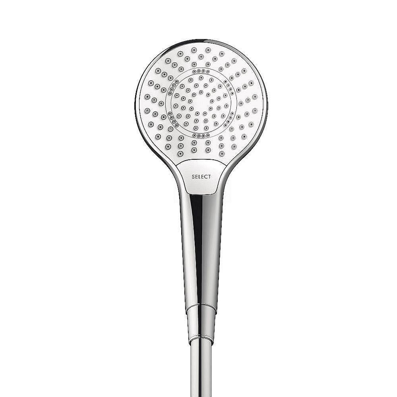 Hansgrohe 26801401 Croma Select S 2.0 GPM 3-Jet Handshower 110, In White/Chrome