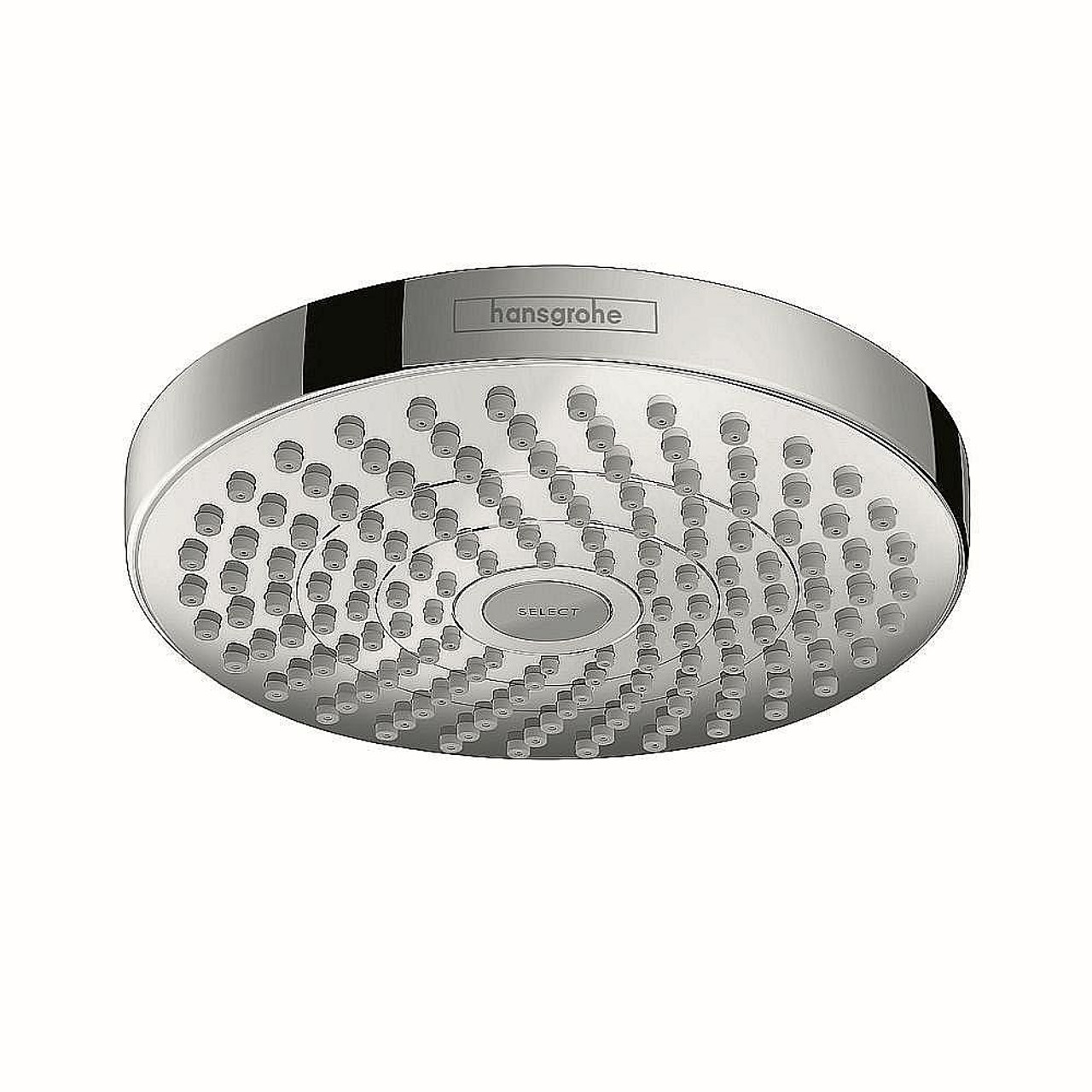 Hansgrohe 04388000 Croma Select S 1.8 GPM 2-Jet Showerhead 180, In Chrome Hansgrohe 04388000 Croma Select S 1.8 GPM 2-Jet Showerhead 180, In Chrome