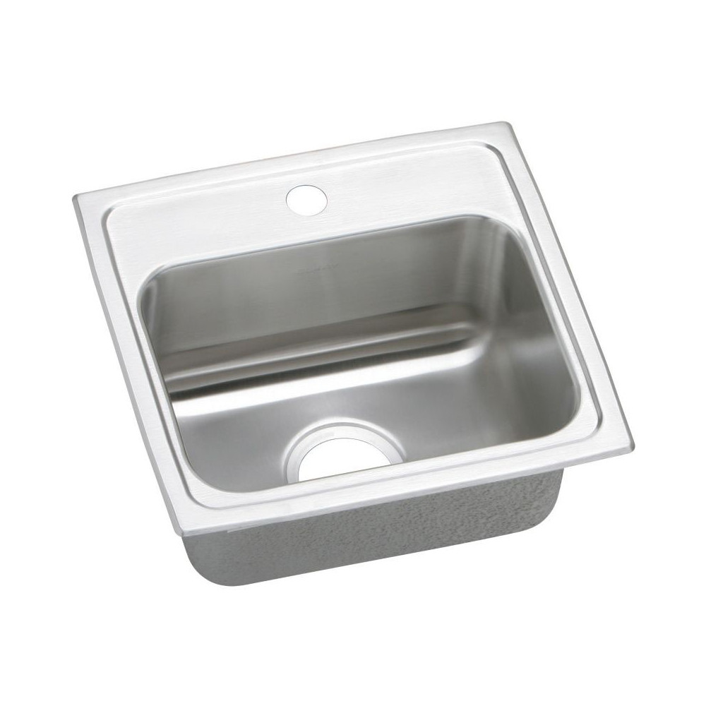 Elkay KF-PSR17161 17-in X 16-in Stainless Steel Drop-in Kitchen Sink Kit