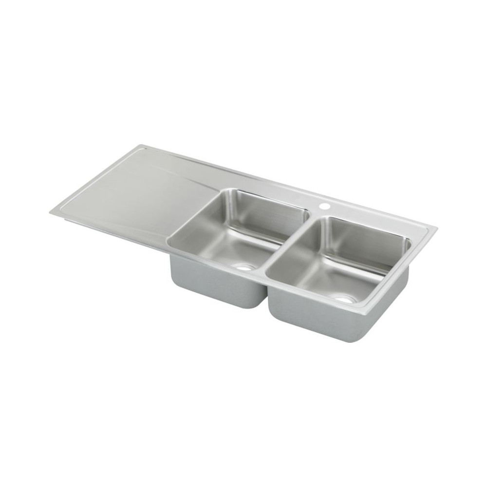 Elkay KF-ILR4822R1 48-in X 22-in Stainless Steel Drop-in Kitchen Sink Kit