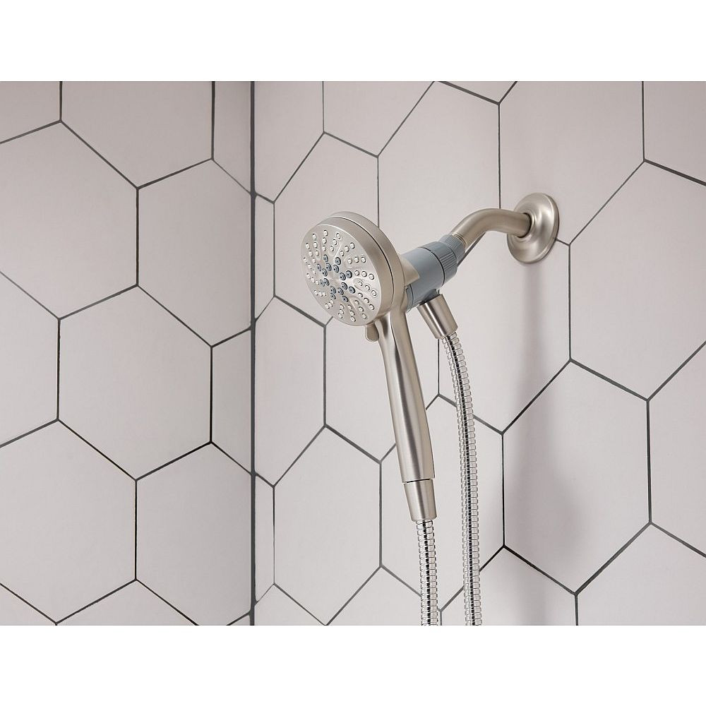 1.75 GPM Six-Function Handheld Shower with Magnetix Docking System in Spot Resist Brushed Nickel