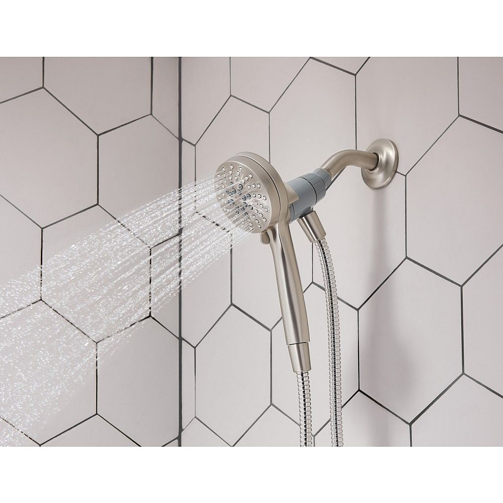 1.75 GPM Six-Function Handheld Shower with Magnetix Docking System in Spot Resist Brushed Nickel