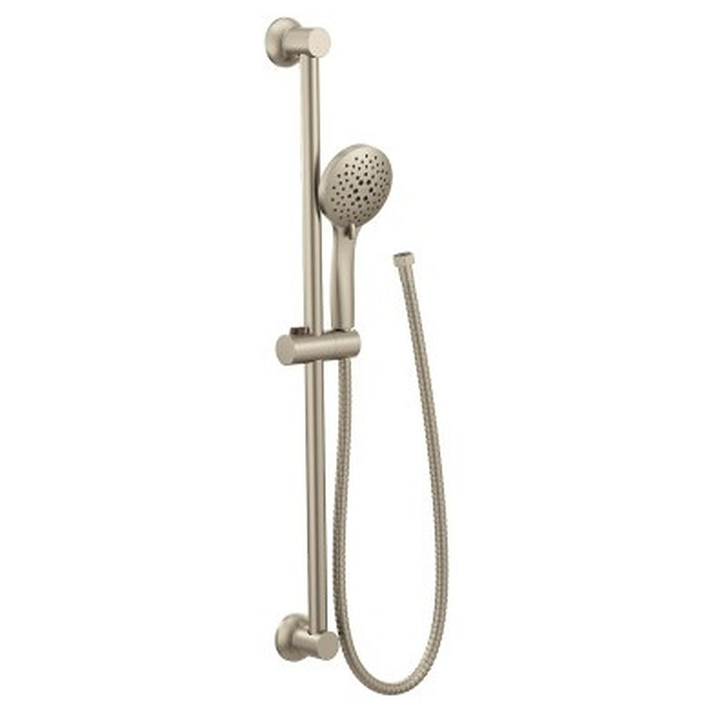 1.75 GPM Five-Function Eco-Performance Handheld Shower with Slidebar in Brushed Nickel