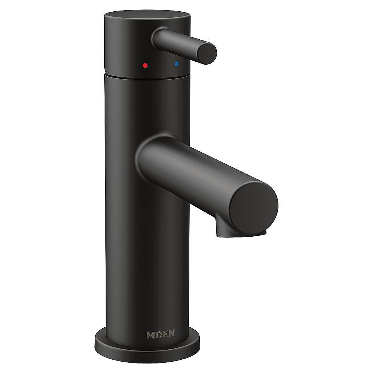 Moen 6190BL Matte Black One-Handle Bathroom Faucet