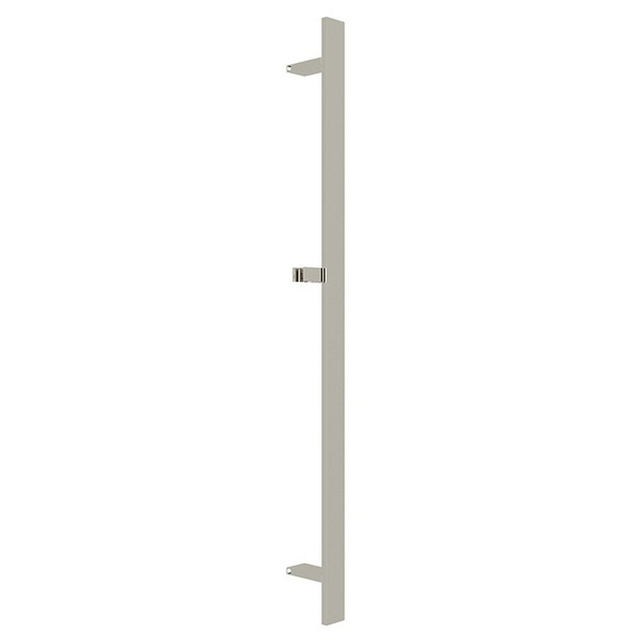 Modern Flat Slide Bar in Polished Nickel