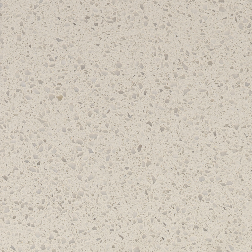 Transolid VT61.5x22-1OU-3A-A-W-4  61.5 in. W x 22.25 in. D Quartz Vanity Top in Milan White with 4in Centerset and Oval Undermount Sink