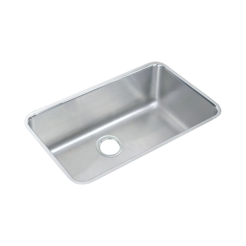 Elkay KF-ELUH281610 30.5-in X 18.5-in Stainless Steel Undermount Kitchen Sink Kit