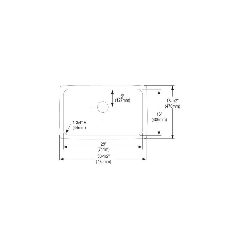 Elkay ELUHAD281650PD Stainless Steel Single Bowl Undermount Sink Kit with Perfect Drain in Lustrous Highlighted Satin
