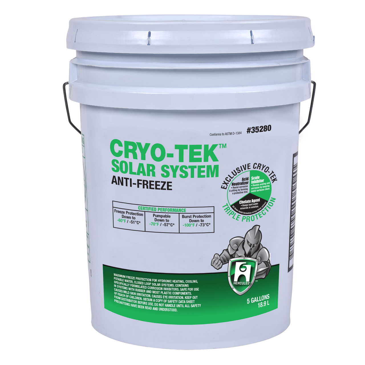 Hercules 5 gal. Cryo-Tek Solar System Antifreeze Hercules 5 gal. Cryo-Tek Solar System Antifreeze