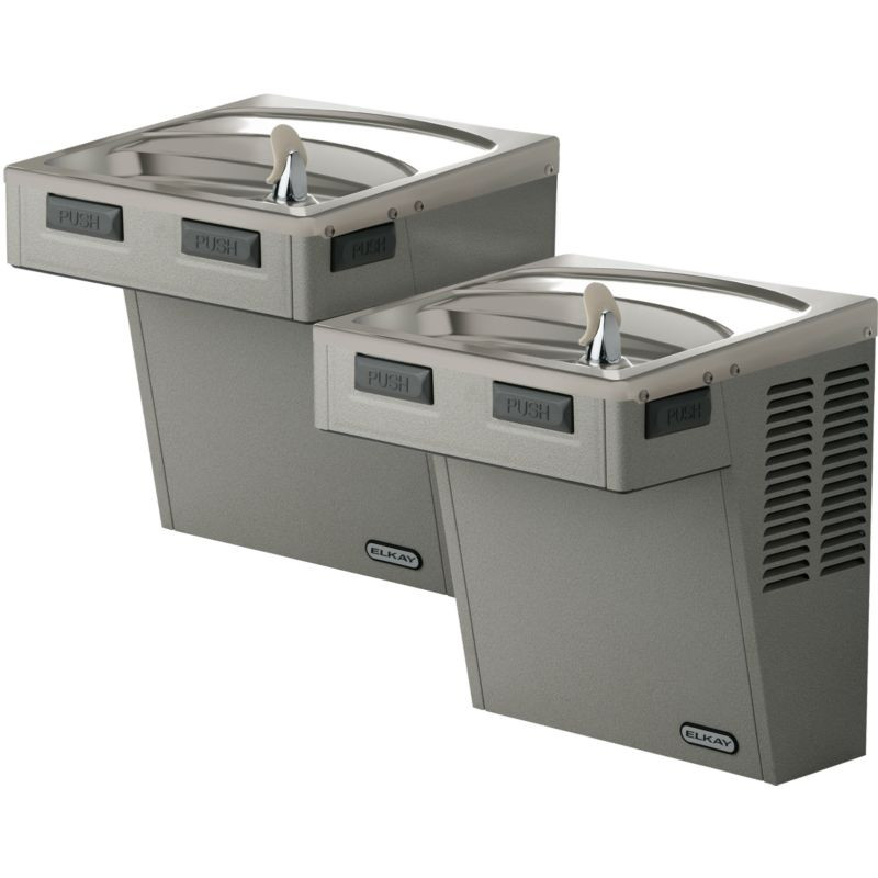 Elkay EMABFTLDDSC Wall Mount Bi-Level ADA Cooler in Stainless Steel