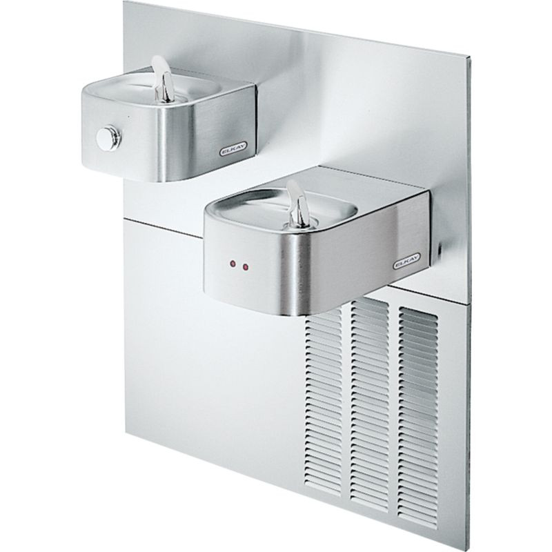 Elkay EROM28K ADA Bi-Level Refrigerated Fountain in Stainless Steel