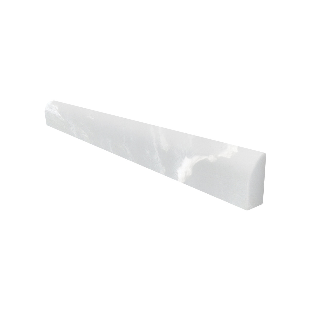 SHOE601-50 Saramar .5-in x 1-in x 60-in Shoe Molding, Lunar