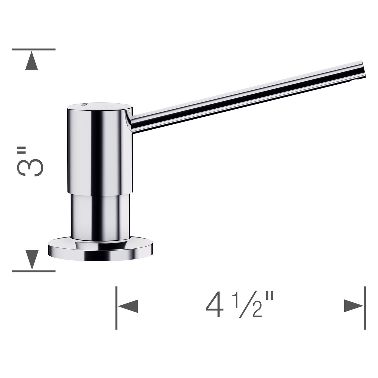 Blanco 400601 Torre Soap Dispenser in Polished Chrome