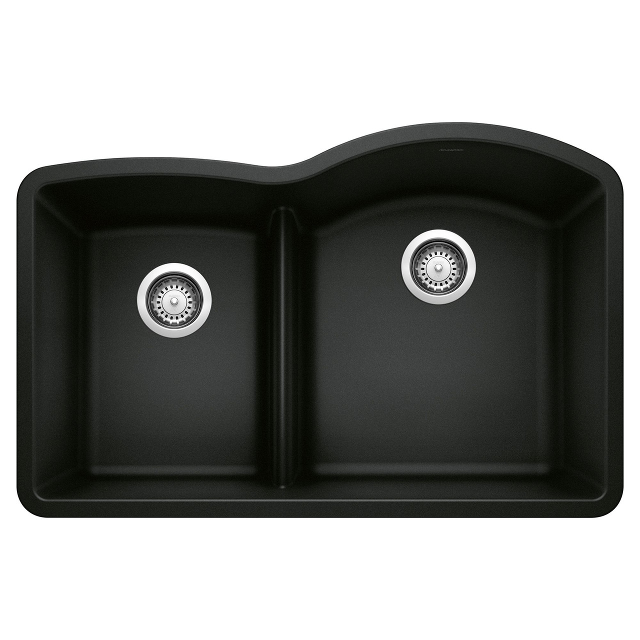 Blanco KA-442911 Diamond 1-3/4 Low Divide Reverse Sink Kit in Coal Black
