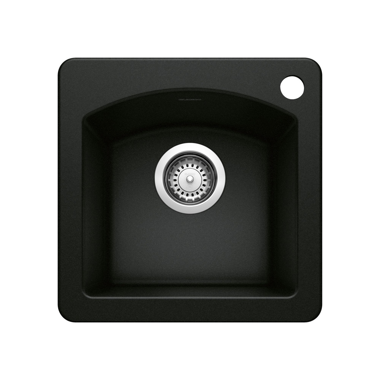 Blanco KA-442915 Diamond Bar Sink Dual Mount Sink Kit in Coal Black