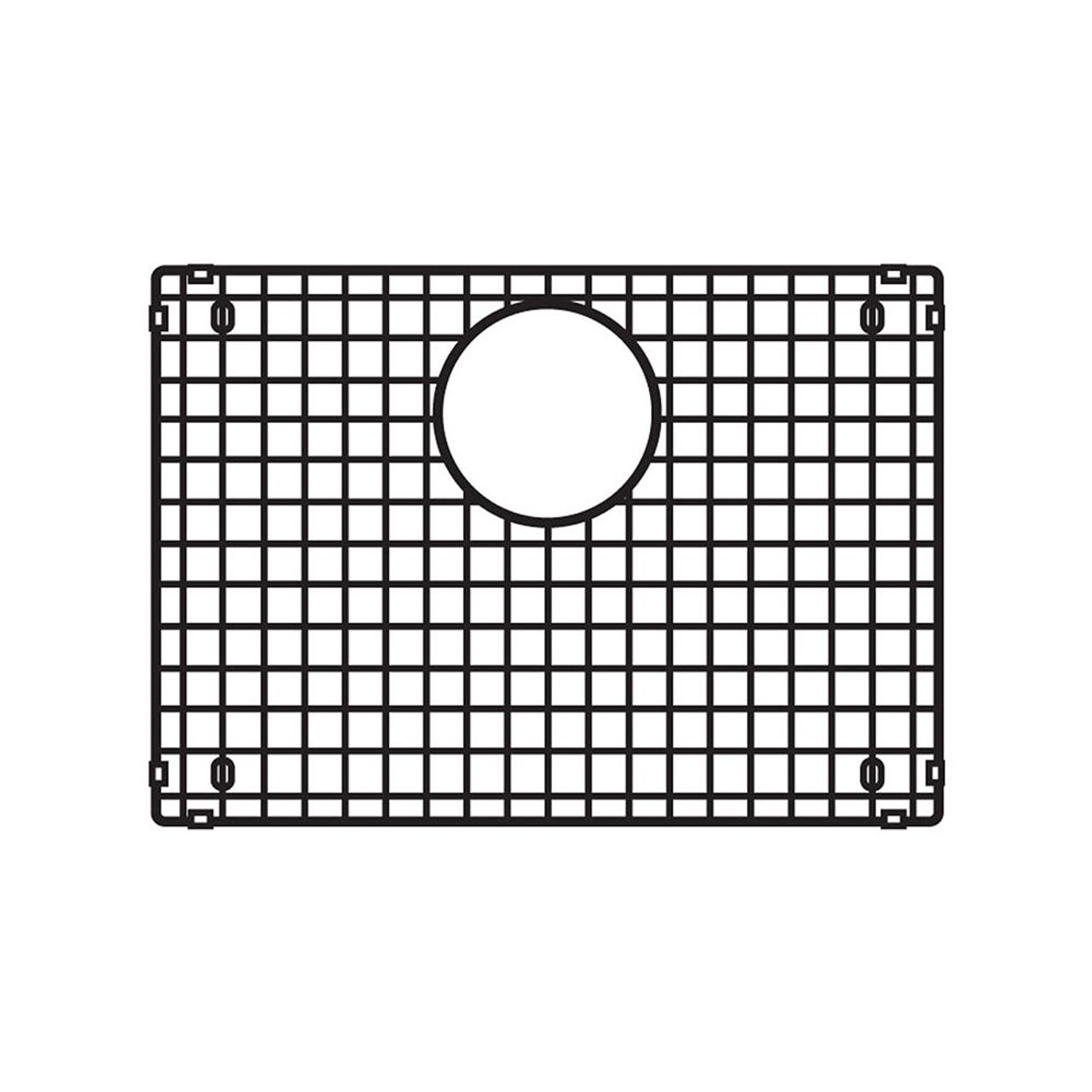 Blanco KA-522258 Precis 24" Single Bowl Sink Kit in Anthracite