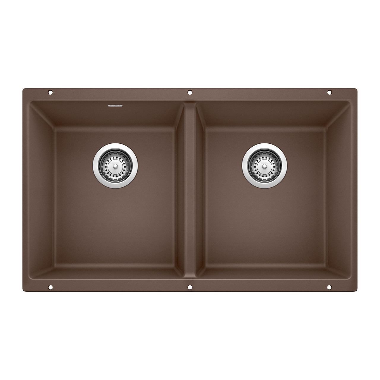 Blanco KA-516323 Precis Equal Double Bowl Sink Kit in Café 