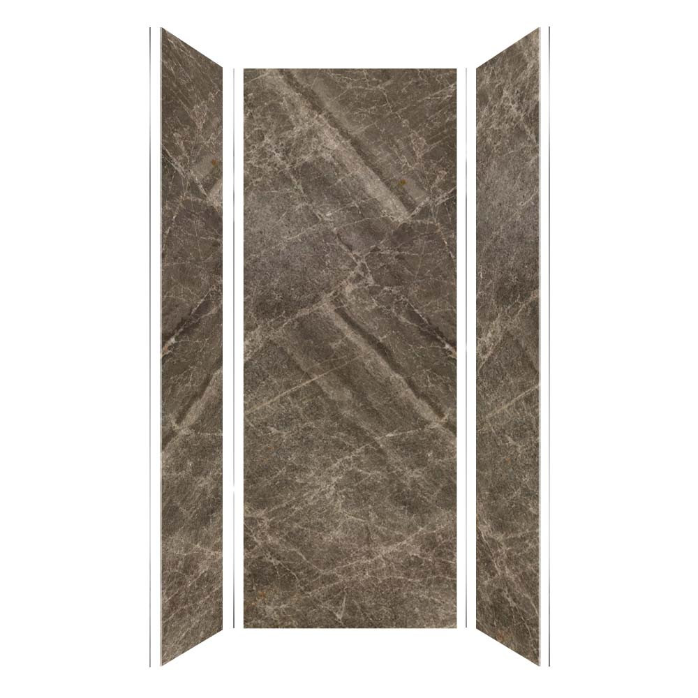 TWK363696-KI82G Titan 39-in x 39-in x 96-in Shower Wall Trimmable Kit, Sahara (Glossy)