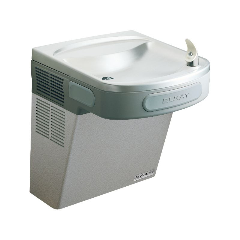 Wall Mount Single Green ADA Cooler in Light Gray Granite