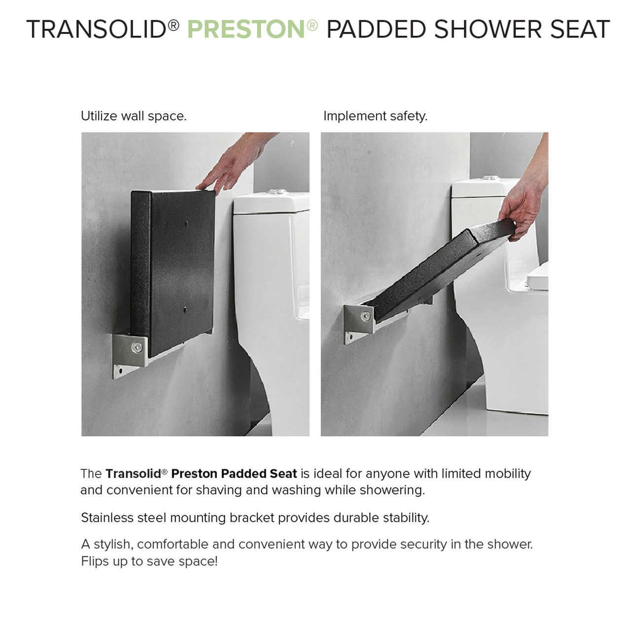 TWWCSK603296-KI03GBS Titan 60-in x 32-in x 96-in Walk-In Shower Kit with End Drain, Black Caruso, Brushed Stainless