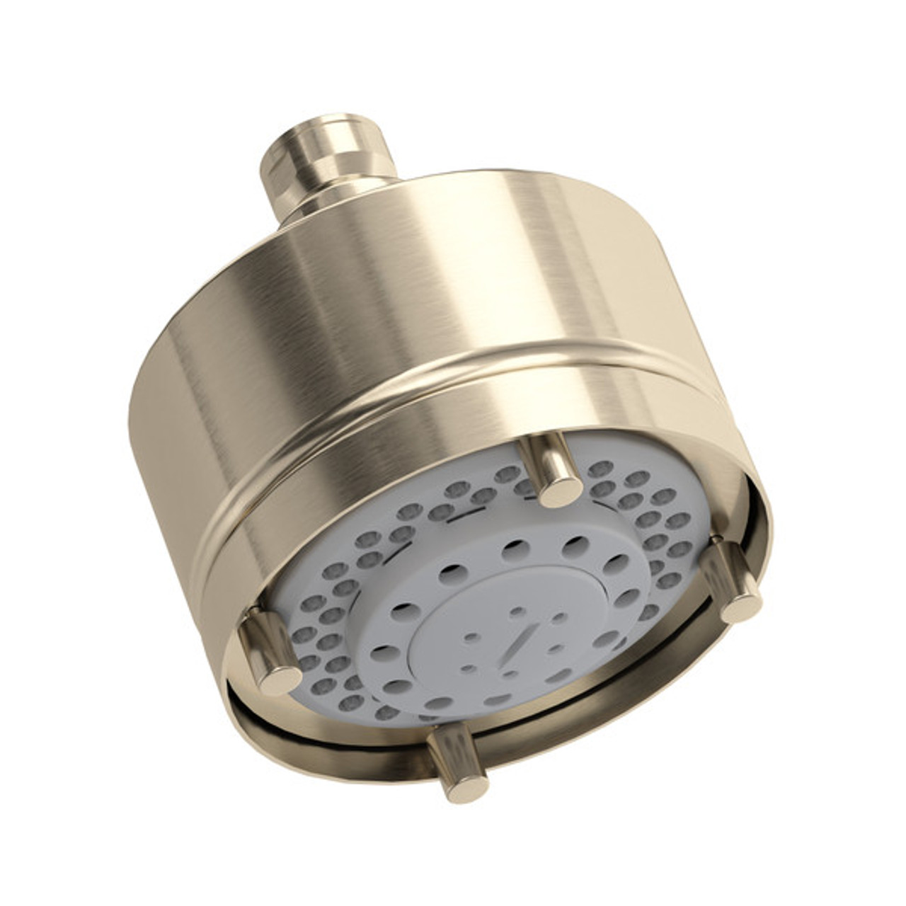 Rohl 1080/8STN 4-in 5-Function Showerhead, Satin Nickel