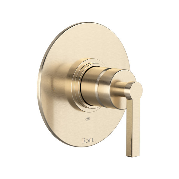 Rohl TLB51W1LMSTN Lombardia 1/2-in Pressure Balance Trim with Lever Handle, Satin Nickel