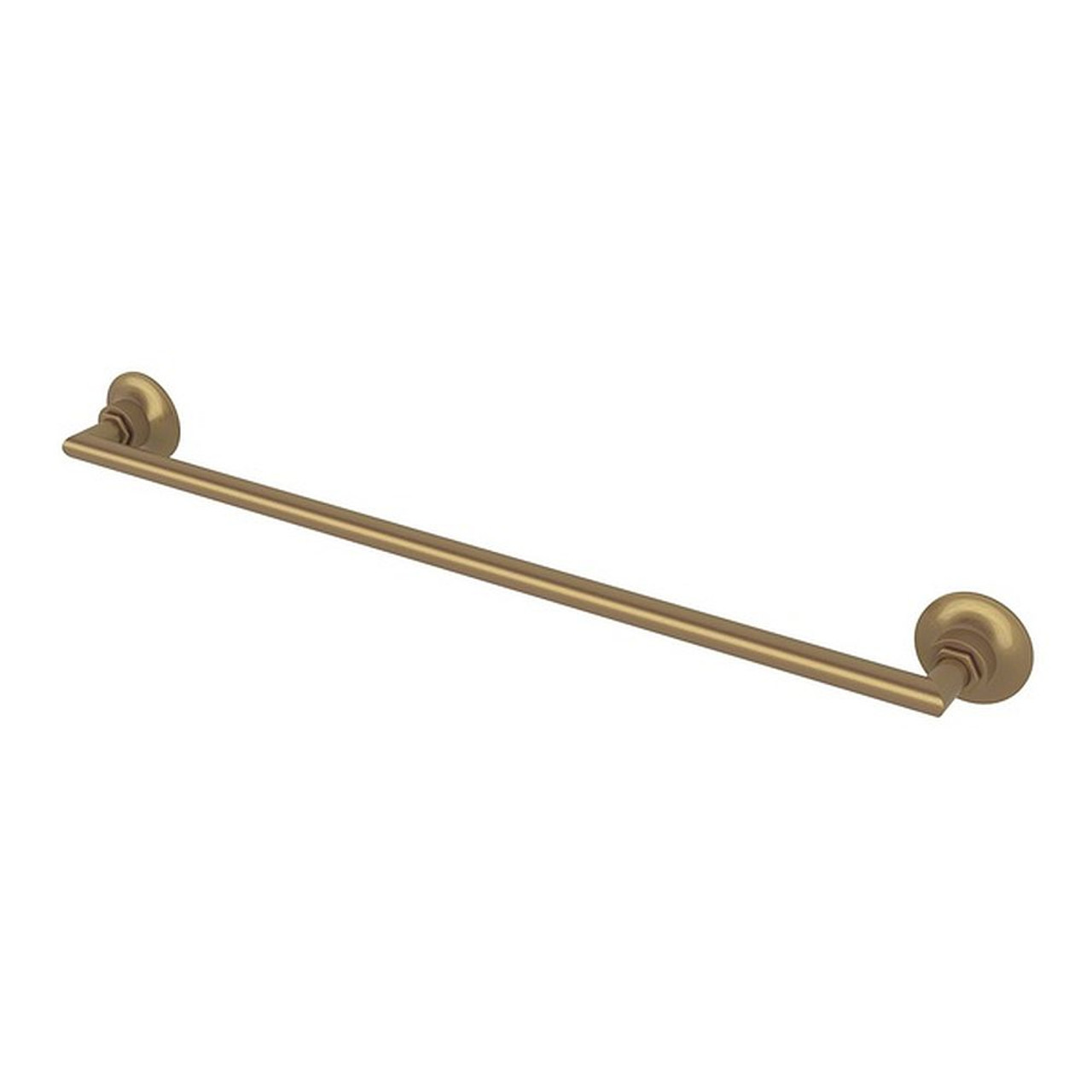24-in Single Towel Bar in French Brass 24-in Single Towel Bar in French Brass