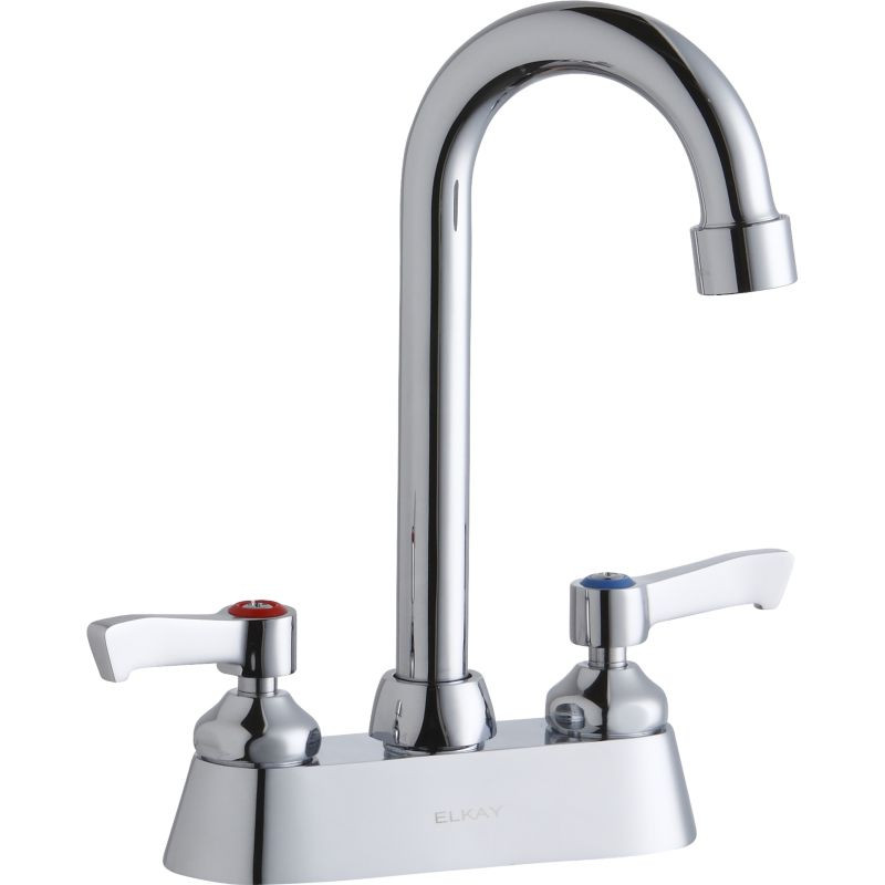 Elkay LK406GN04L2 Commercial 2-Hole Faucet in Chrome