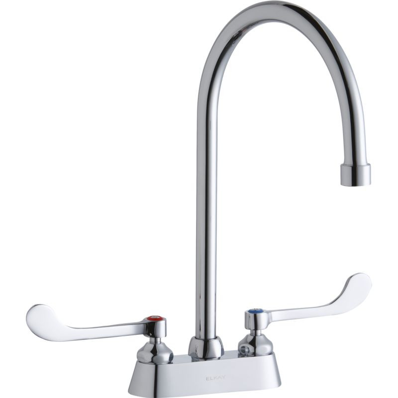 Elkay LK406GN08T6 Commercial 2-Hole Faucet in Chrome