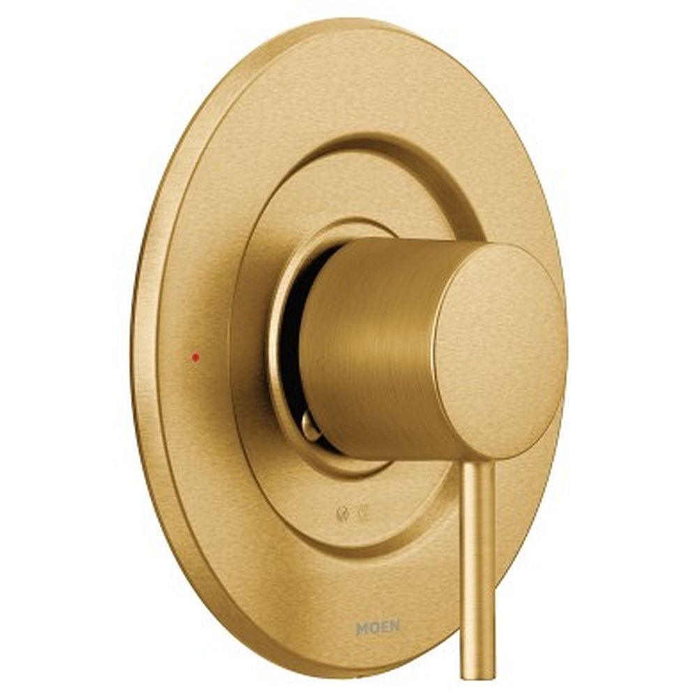 T3291BG Single Handle Moentrol Pressure Balanced with Volume Control Valve Trim in Brushed Gold