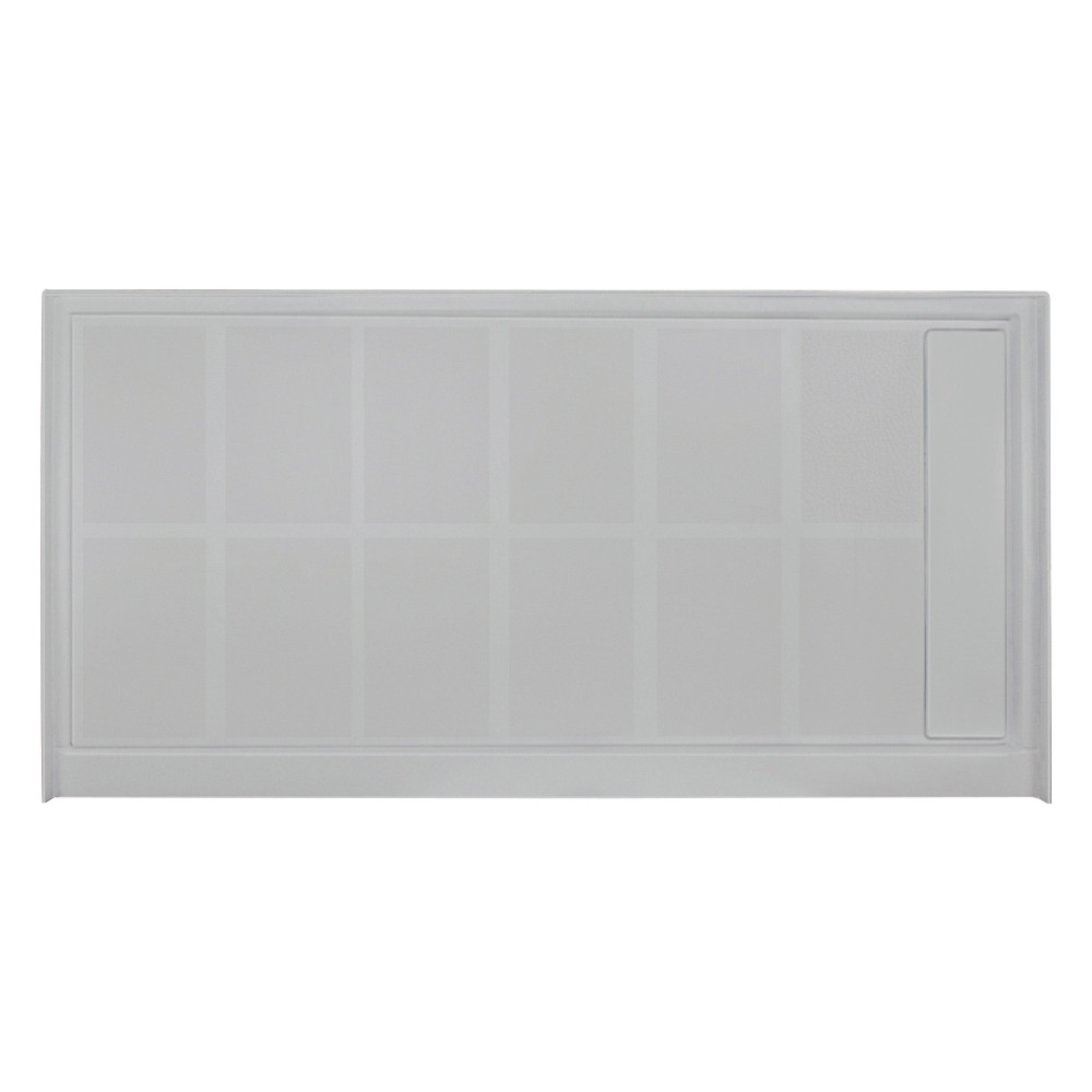 Linear 60" x 36" Single Threshold Right Hand Concealed End Drain Shower Base In Grey