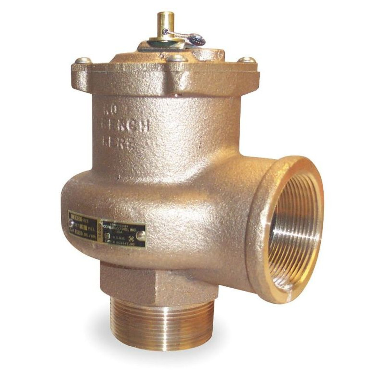 1420608 Cast Bronze Safety Relief Valve, MNPT Inlet Type, FNPT Outlet Type 1420608 Cast Bronze Safety Relief Valve, MNPT Inlet Type, FNPT Outlet Type