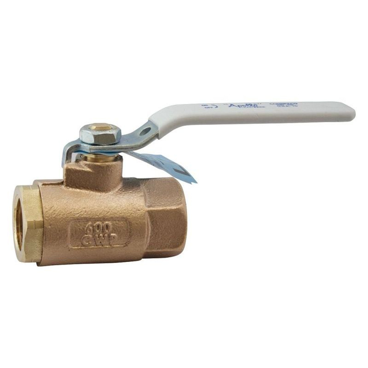 Apollo 77CLF10501 LL Bronze Ball Valve, Inline, FNPT, 1-in