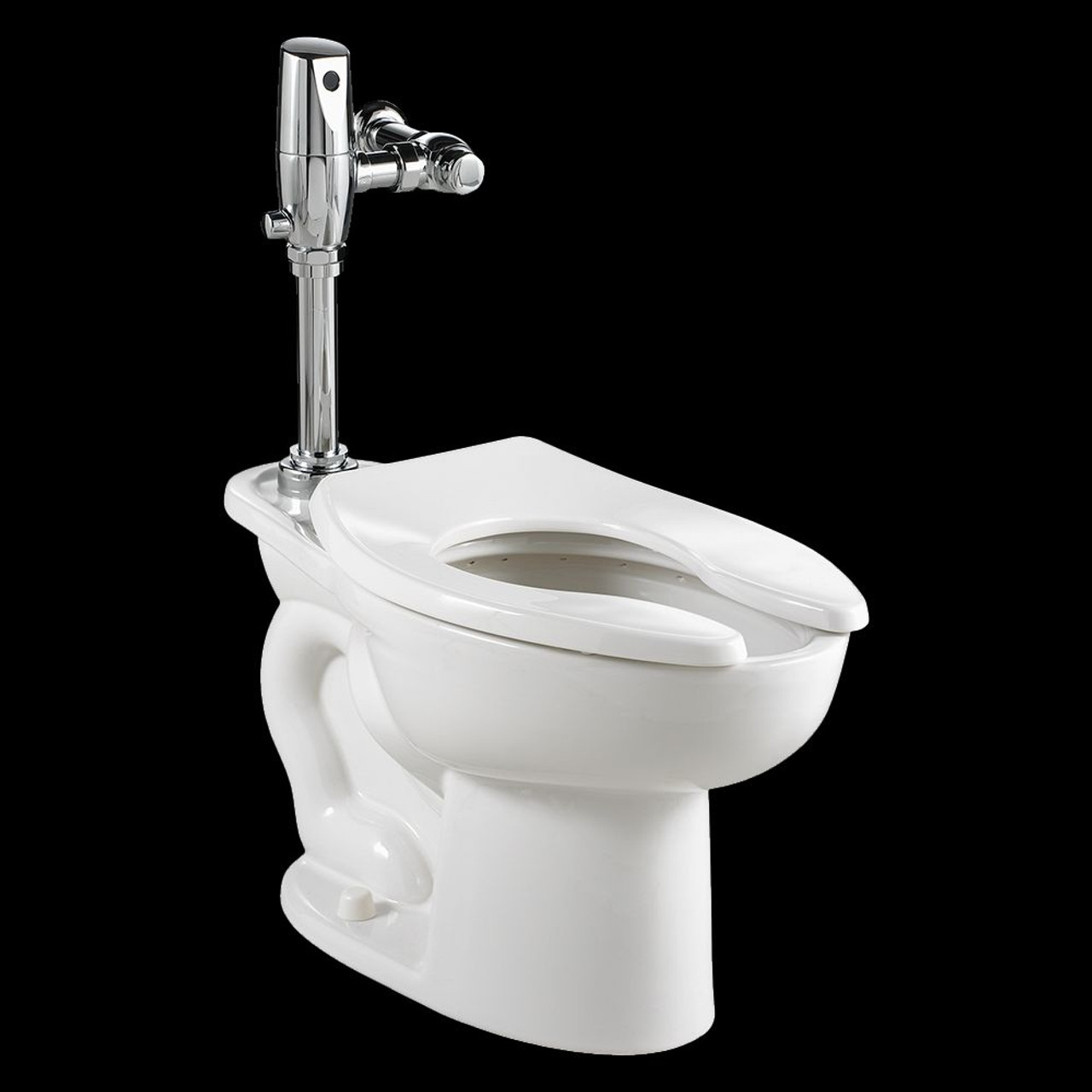 American Standard 3451660.020 1.6 Gpf Everclean Toilet with Selectronic Exposed Battery Flush Valve System, in White