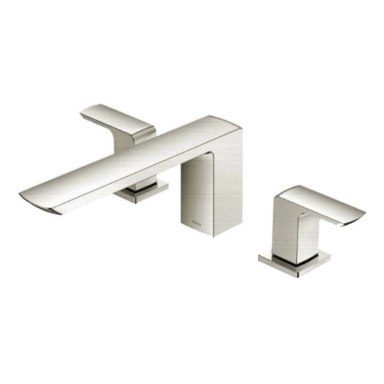 TBG02201U#BN Three-Hole Roman Tub Filler Trim in Brushed Nickel