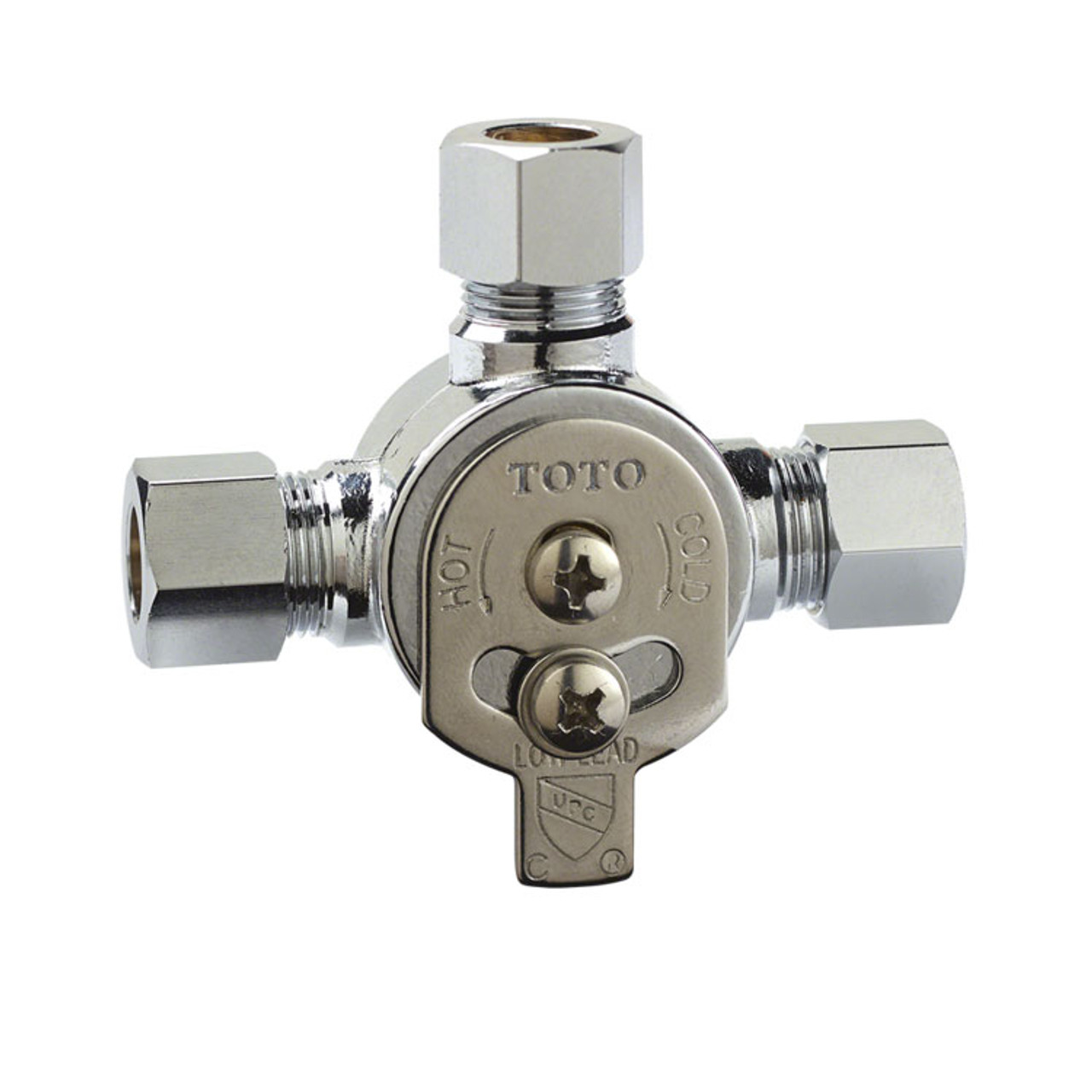 0.35 GPM Wall-Mount EcoPower Faucet with Mixing Valve in Polished Chrome 0.35 GPM Wall-Mount EcoPower Faucet with Mixing Valve in Polished Chrome