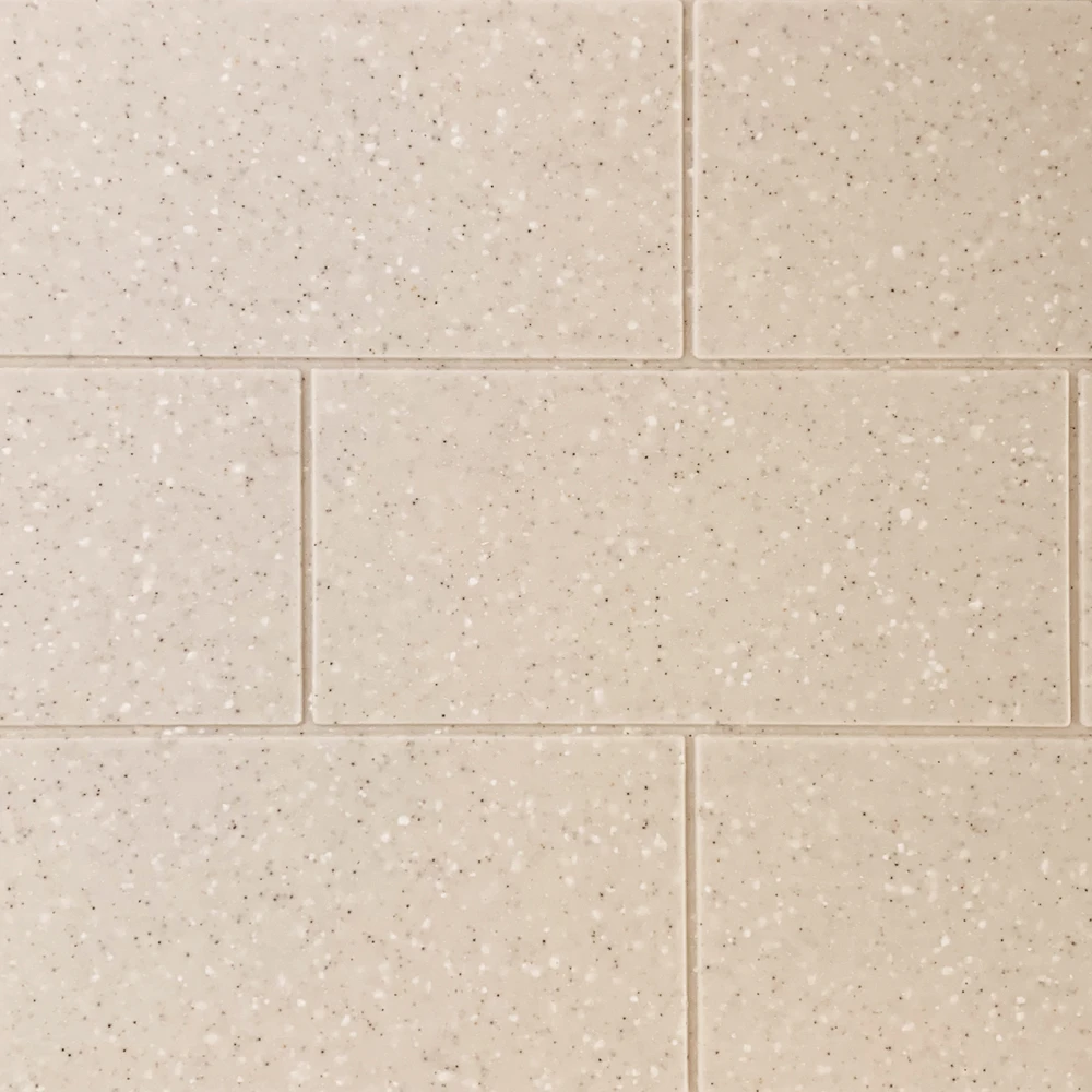 36-In X 60-In X 72-In 3-Piece Shower Wall Trimmable Kit, In Cashew