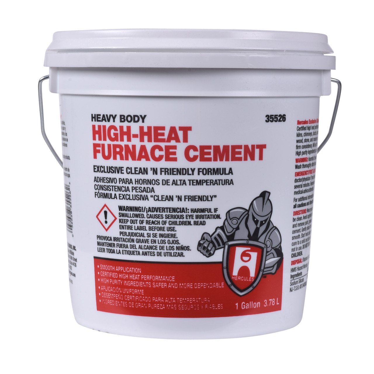 Hercules 1 pt. Furnace Cement after Regular Body, Regular Body Hercules 1 pt. Furnace Cement after Regular Body, Regular Body